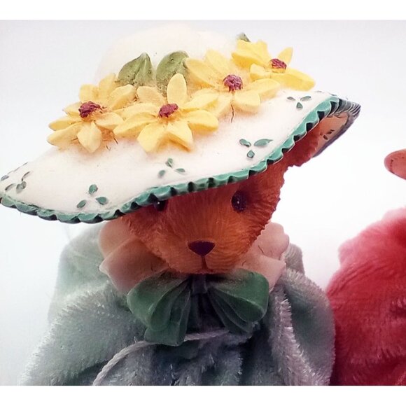 Lot of 2 Cherished Teddies Friends are Spice of Life and Give Life a Hug Vintage - Picture 5 of 14